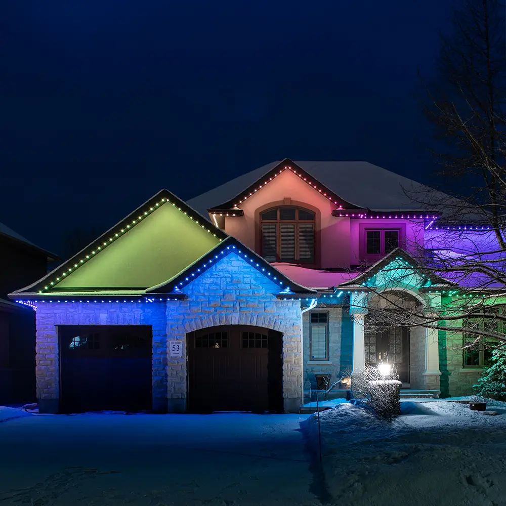 Permanent LED lighting installation in Albany NY